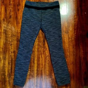 Lululemon Wunder Under Leggings Heather Gray Sz 6